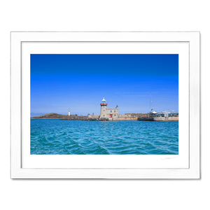 Nua Photography Print Howth light house from the harbour