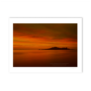 Nua Photography Print Ireland's Eye Sunset