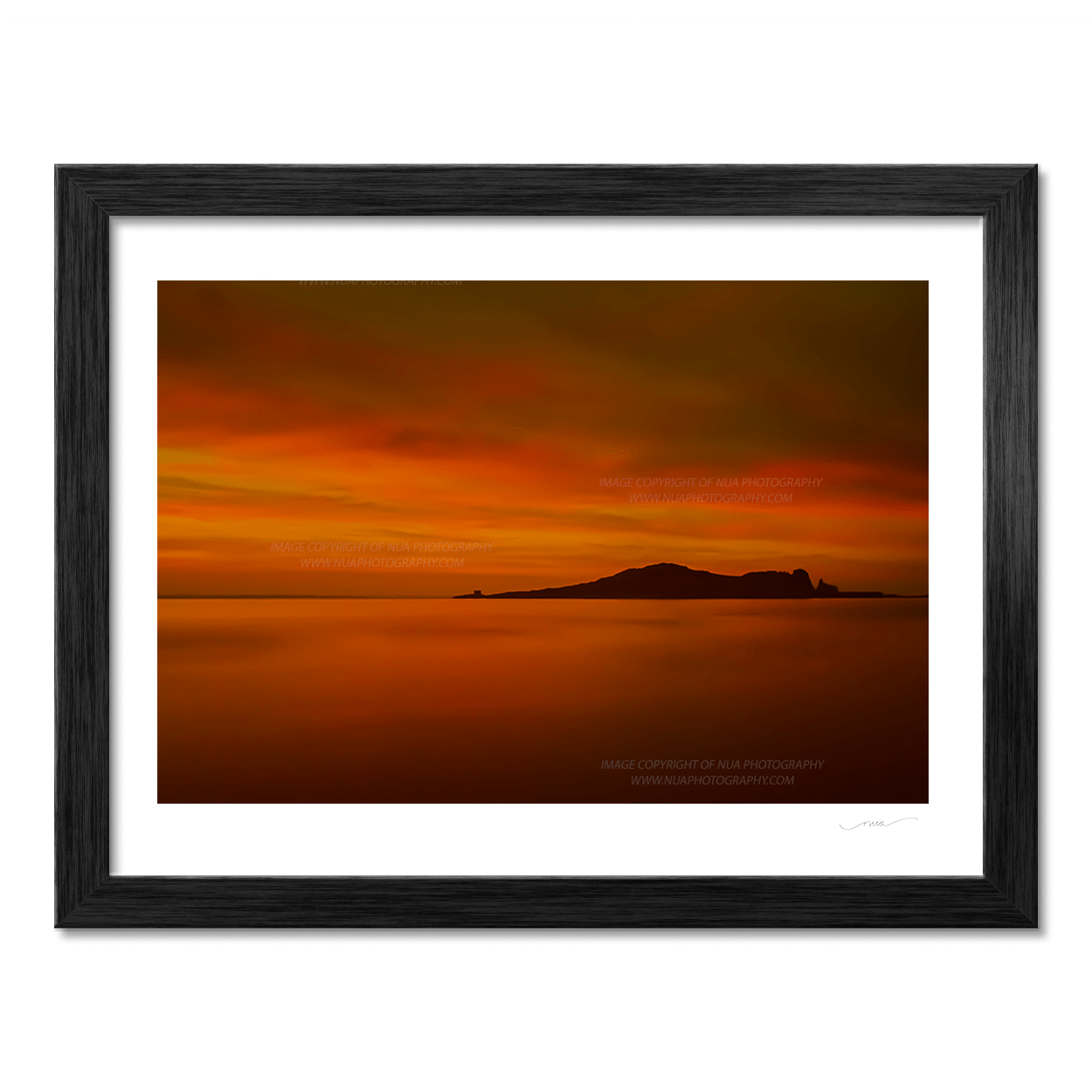 Nua Photography Print Ireland's Eye Sunset