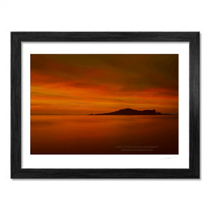 Nua Photography Print Ireland's Eye Sunset
