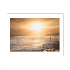 Nua Photography Print Kite Surfer on Rush Beach