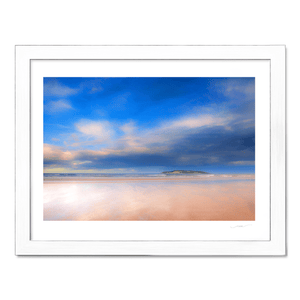 Nua Photography Print Lambay Island from Portrane Beach