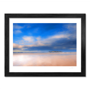 Nua Photography Print Lambay Island from Portrane Beach