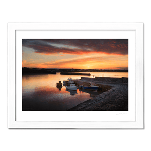 Nua Photography Print Last of the evening light down by Rush Harbour 101