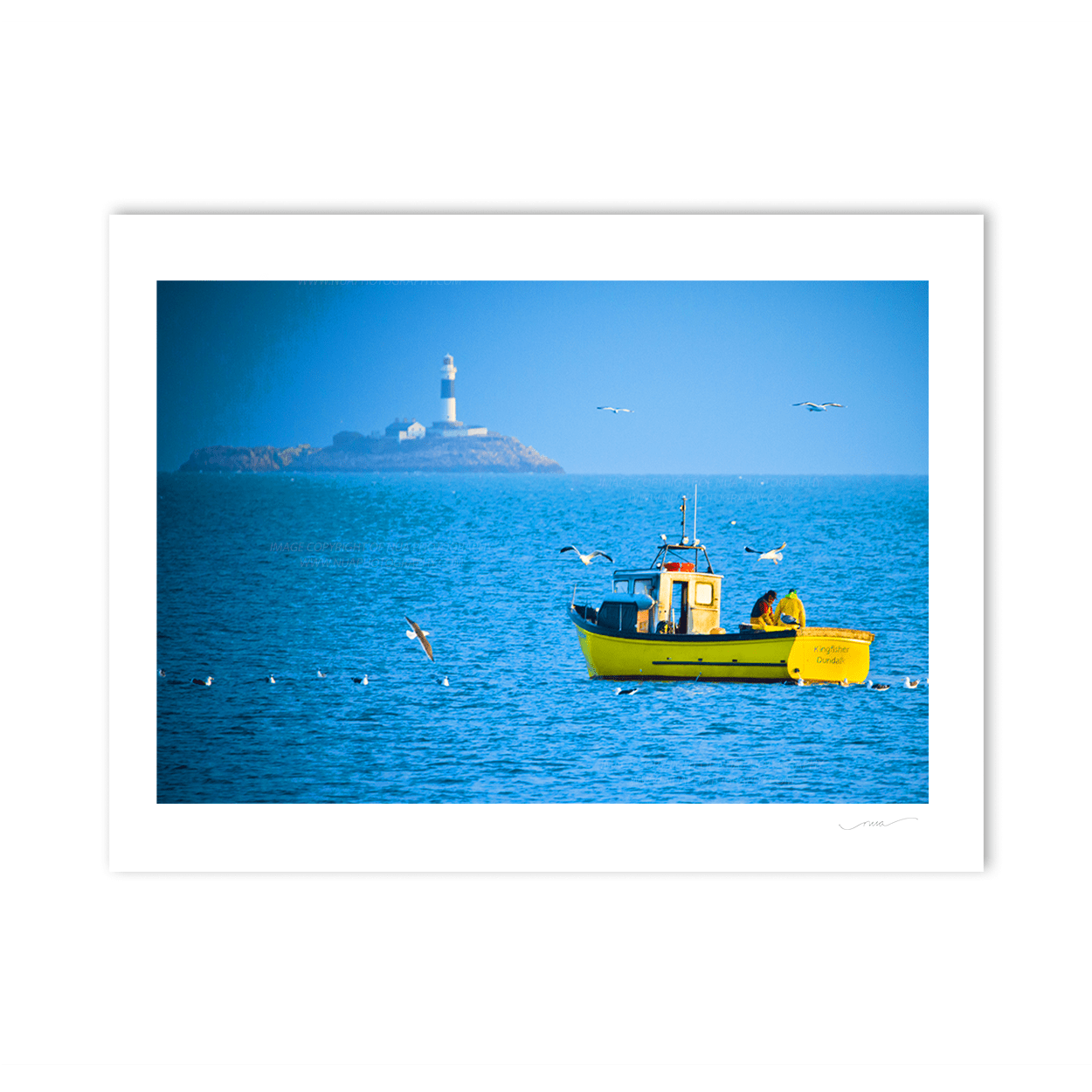Nua Photography Print Lifting the lobster pots at Rockabill 65