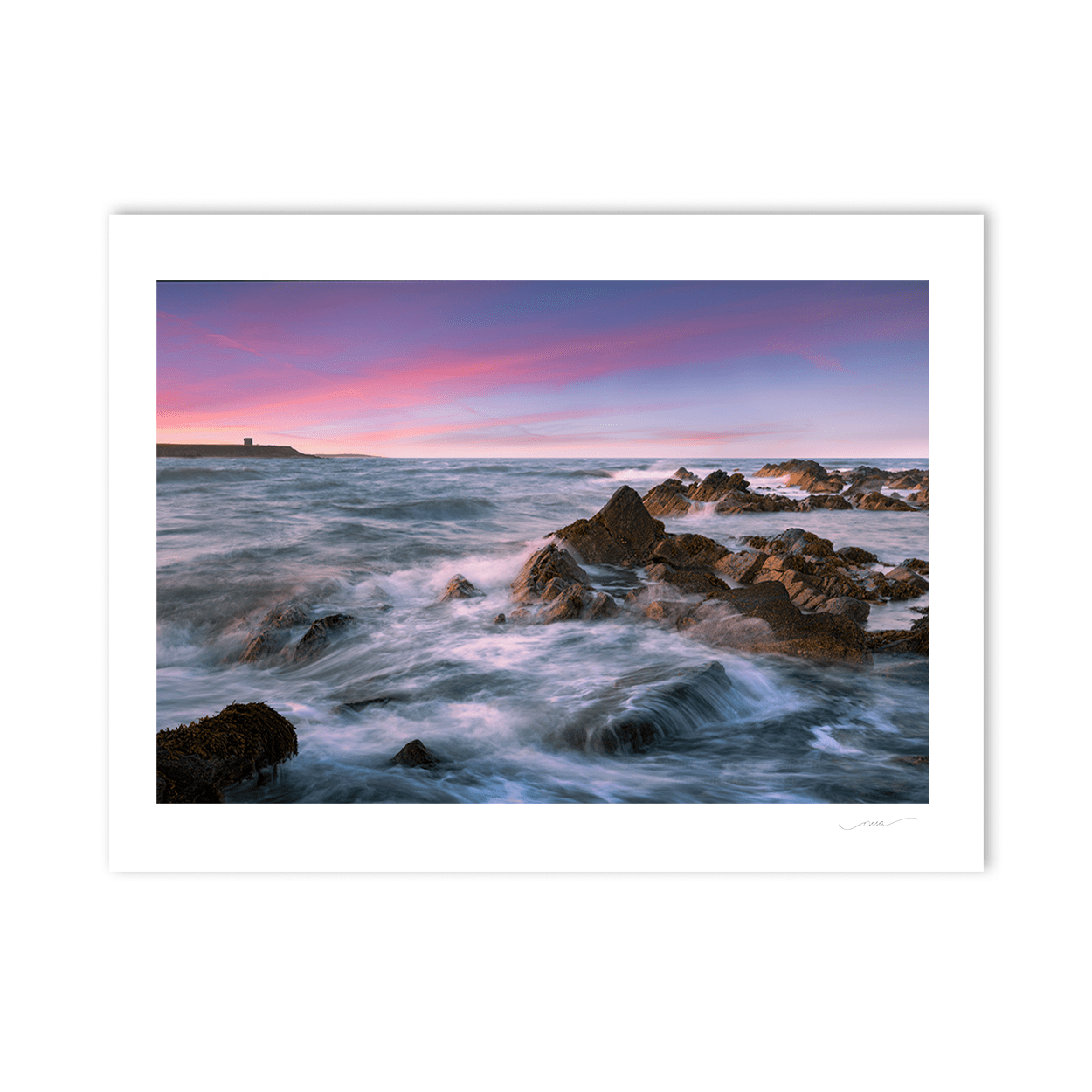 Nua Photography Print Looking across to Drumanagh from the North Beach