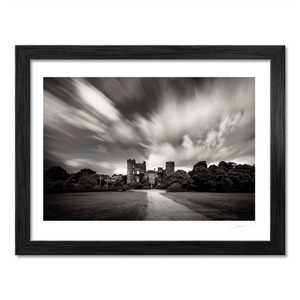 Nua Photography Print Malahide Castle Dublin Black and White