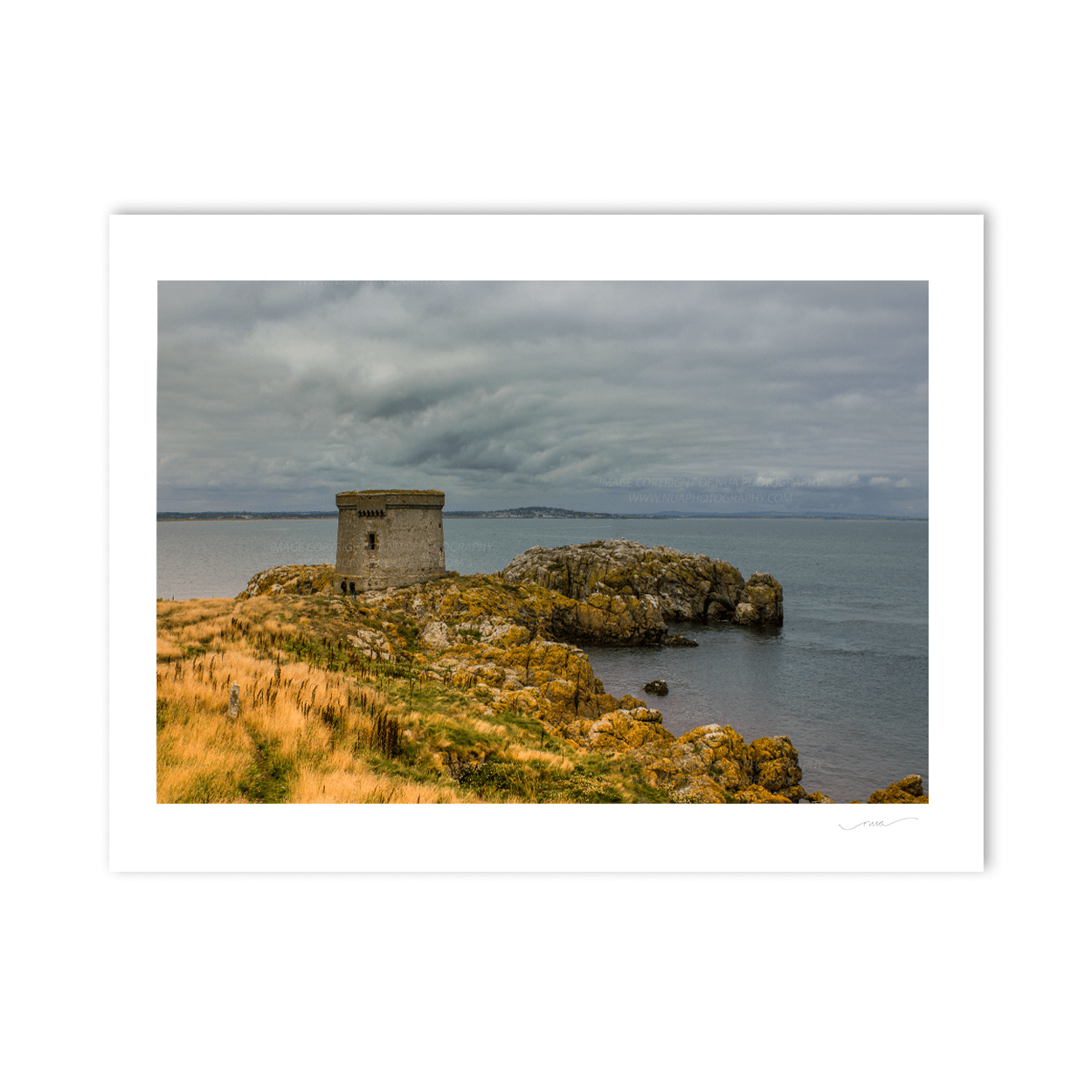 Nua Photography Print Martello Tower on Ireland's Eye Howth