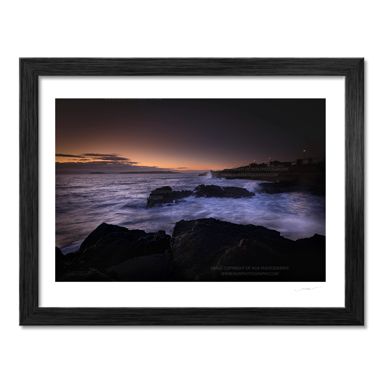 Nua Photography Print Martello Tower Portmarnock before sunrise