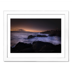 Nua Photography Print Martello Tower Portmarnock before sunrise