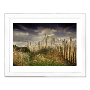 Nua Photography Print Old style Fence Dunes Donabate