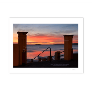 Nua Photography Print Pillar on Strand Road Portmarnock beach