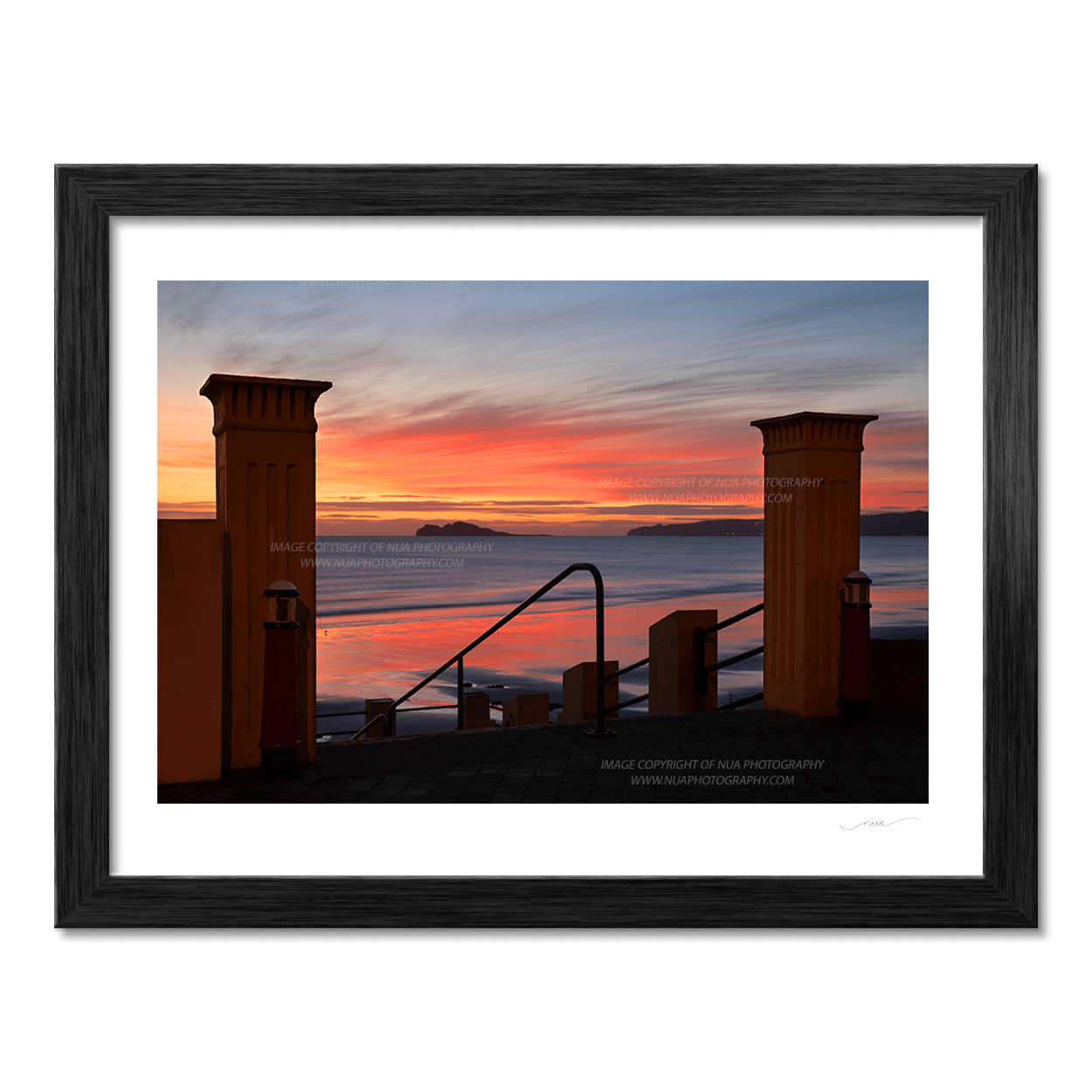 Nua Photography Print Pillar on Strand Road Portmarnock beach