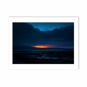 Nua Photography Print Poolbeg towers sunset
