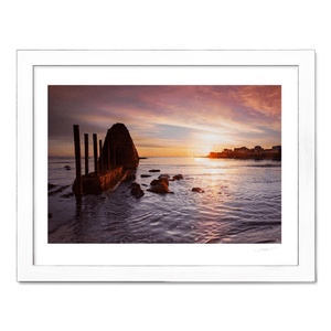 Nua Photography Print Range Wall Rush Harbour at sunrise