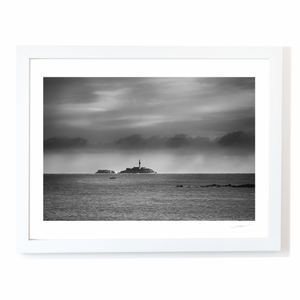 Nua Photography Print Rockabill Lighthouse on a stormy day 53