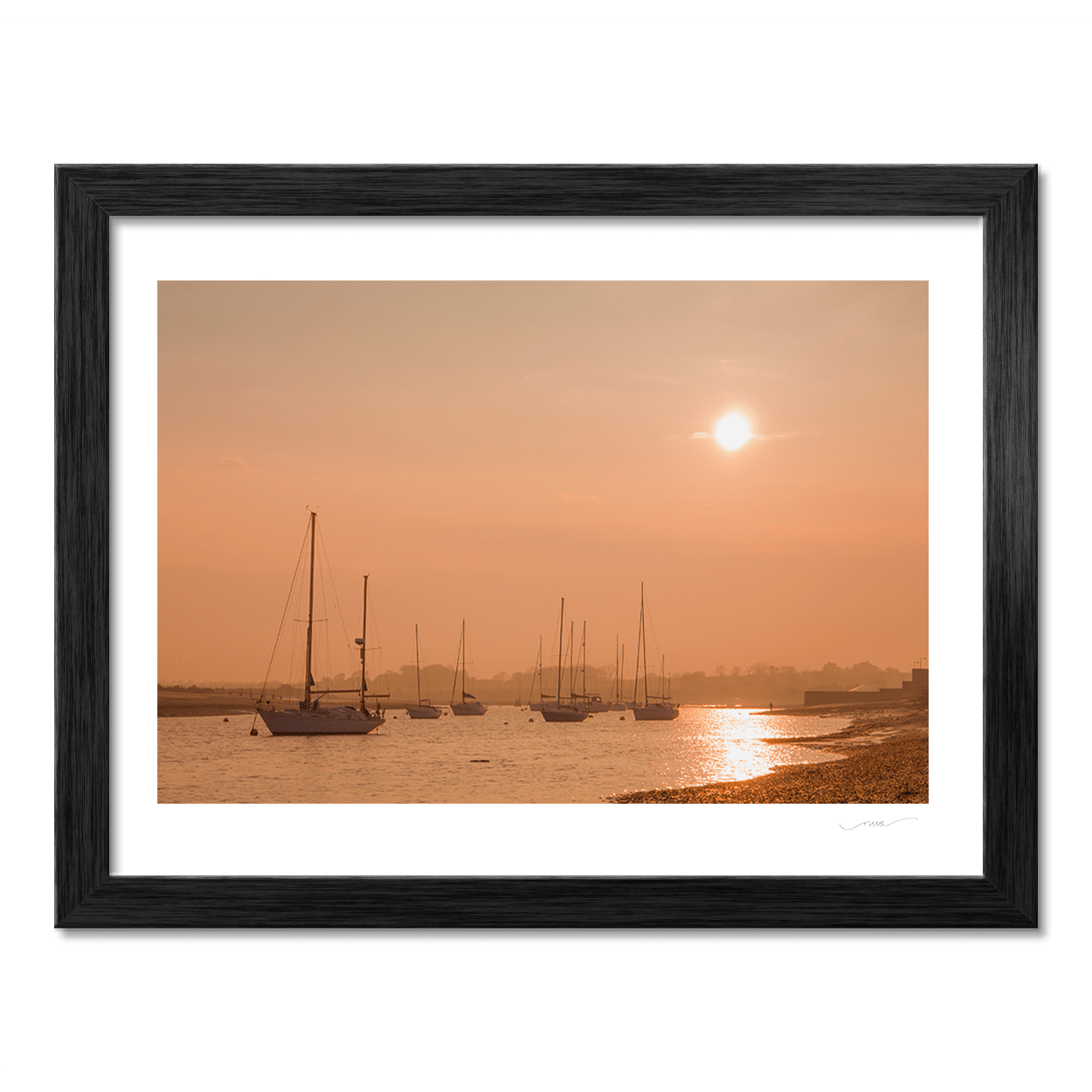 Nua Photography Print Rogerstown Rush Dublin Sailing boats 93