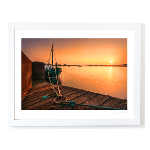 Nua Photography Print Rogerstown Sunset down by the Shamrock