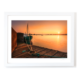 Nua Photography Print Rogerstown Sunset down by the Shamrock