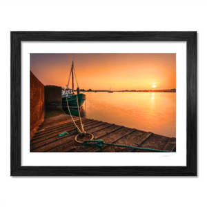 Nua Photography Print Rogerstown Sunset down by the Shamrock