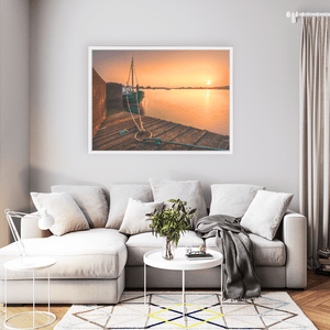 Nua Photography Print Rogerstown Sunset down by the Shamrock