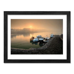 Nua Photography Print Rush Harbour as the Sea Mist Rolls in 104