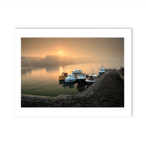 Nua Photography Print Rush Harbour as the Sea Mist Rolls in 104