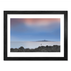 Nua Photography Print Skerries early morning paddler 22