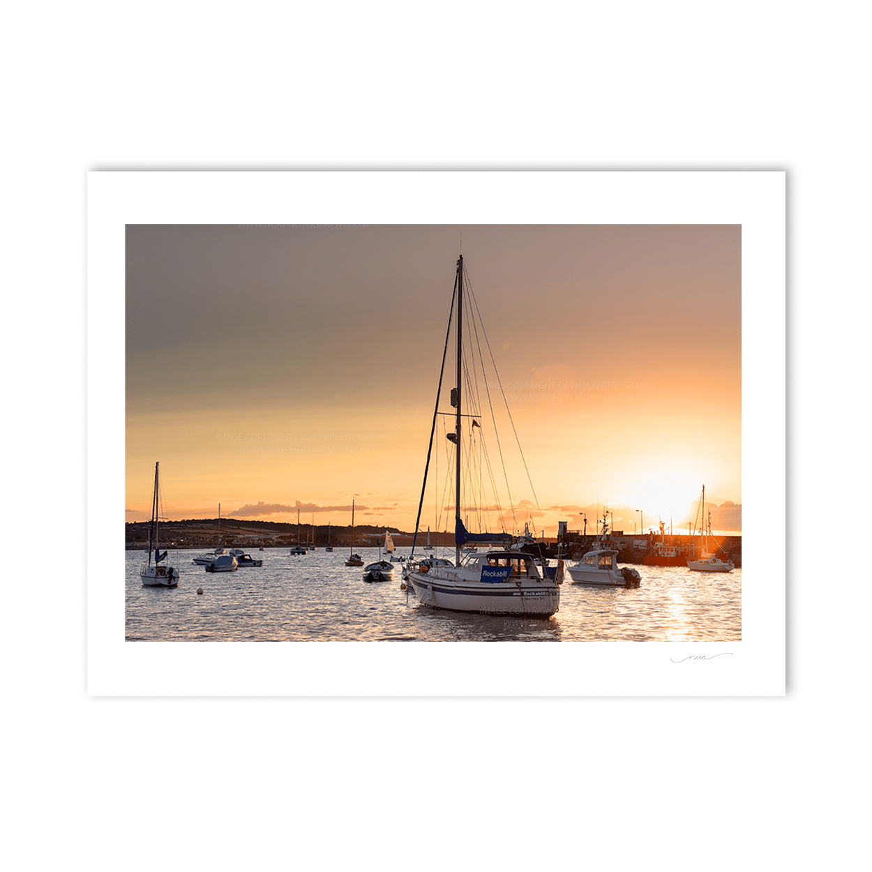 Nua Photography Print Skerries Harbour and coastline