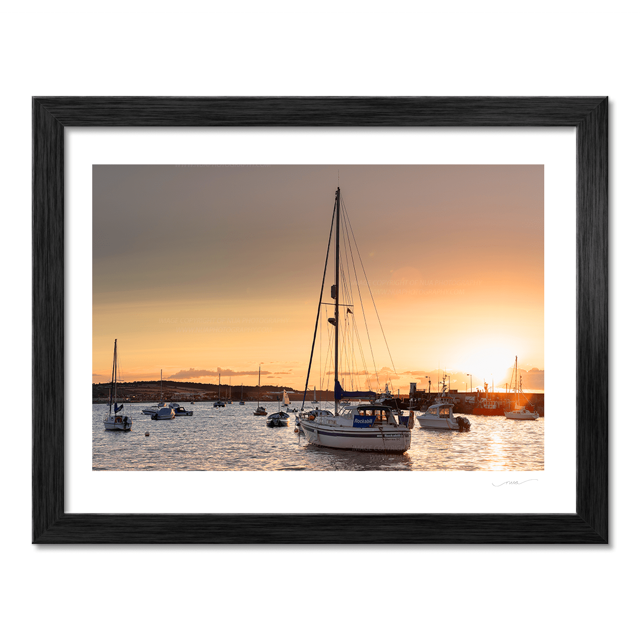 Nua Photography Print Skerries Harbour and coastline
