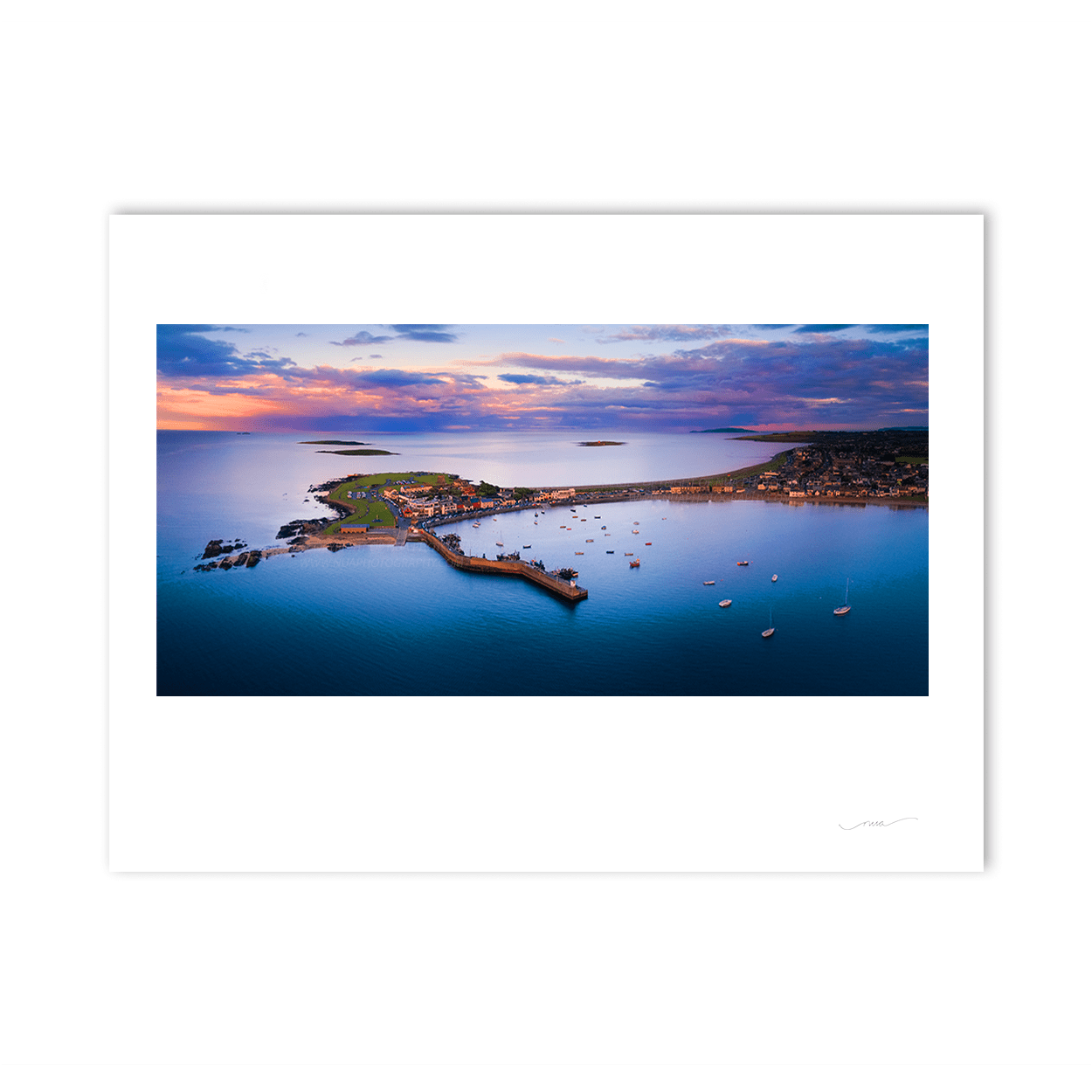 Nua Photography Print Skerries Harbour and islands  Panorama 16