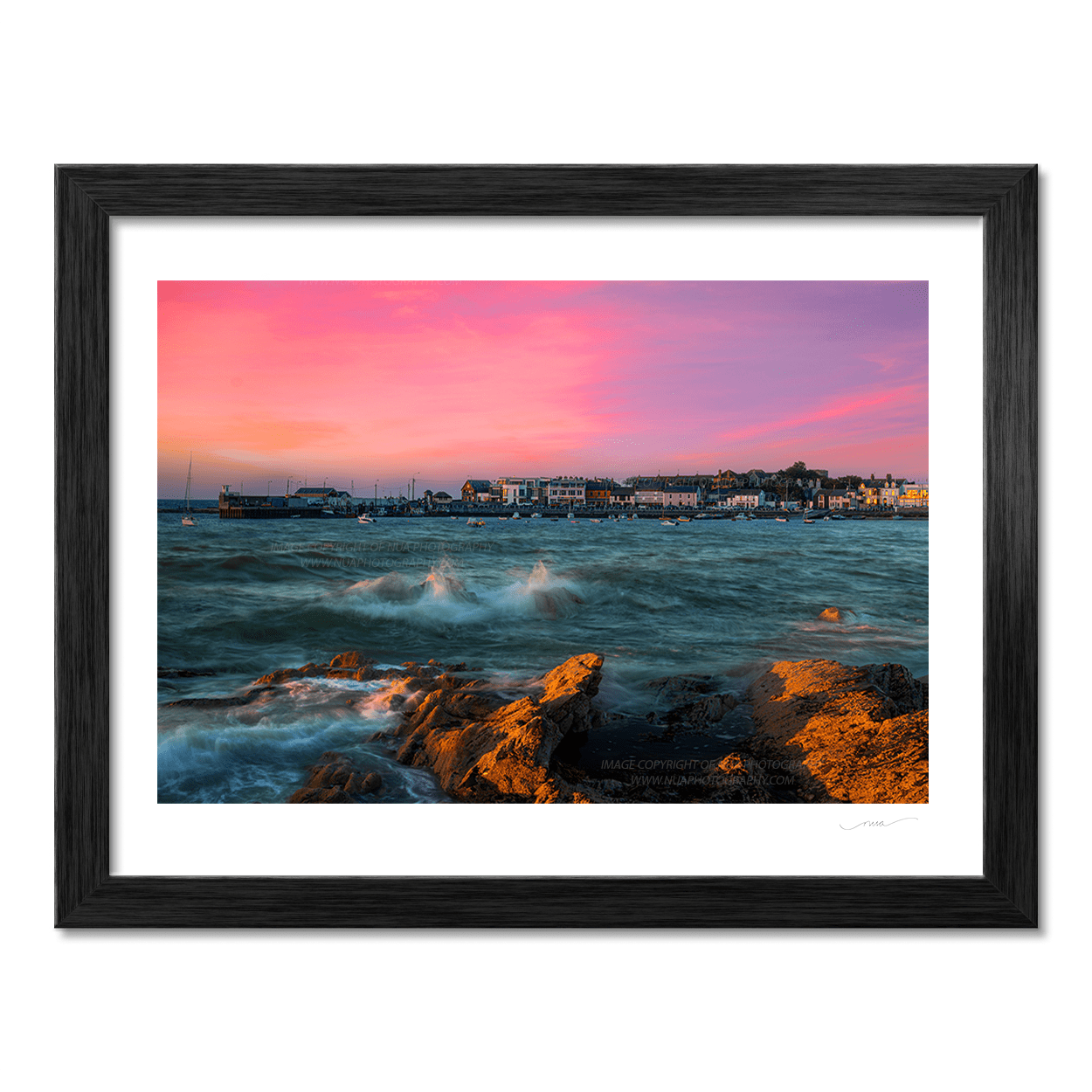 Nua Photography Print Skerries Harbour at Sunset