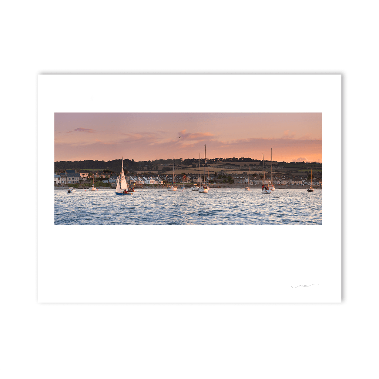 Nua Photography Print Skerries Sailors looking towards balbriggan road