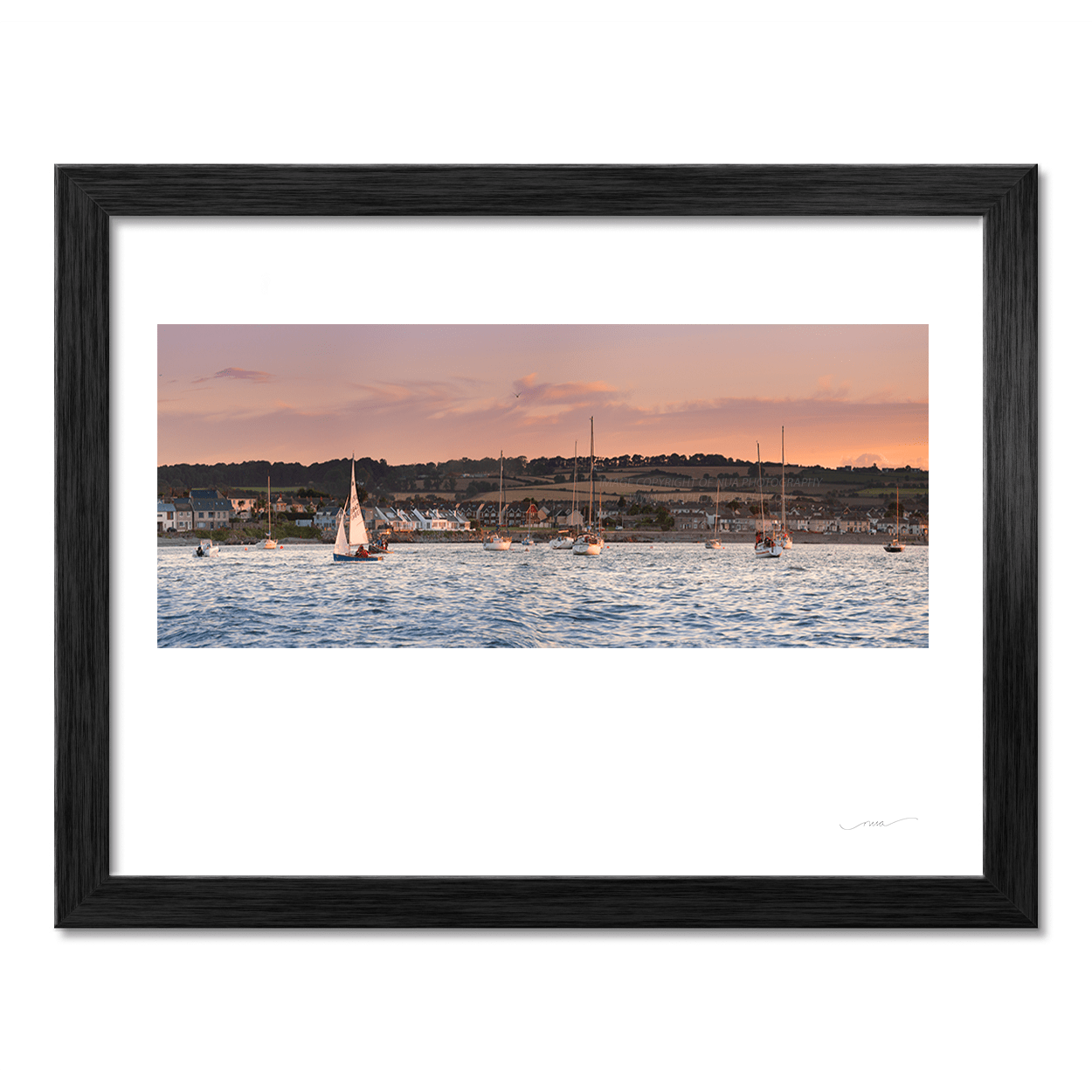 Nua Photography Print Skerries Sailors looking towards balbriggan road