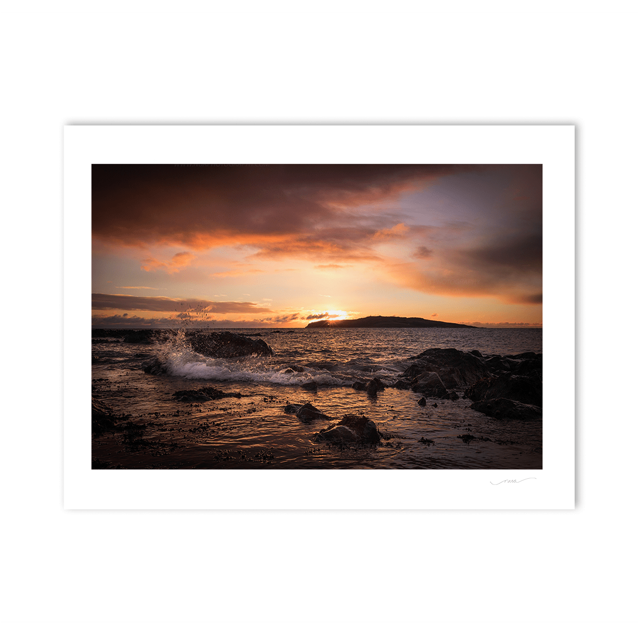 Nua Photography Print Sunrise at Tayleurs point 11