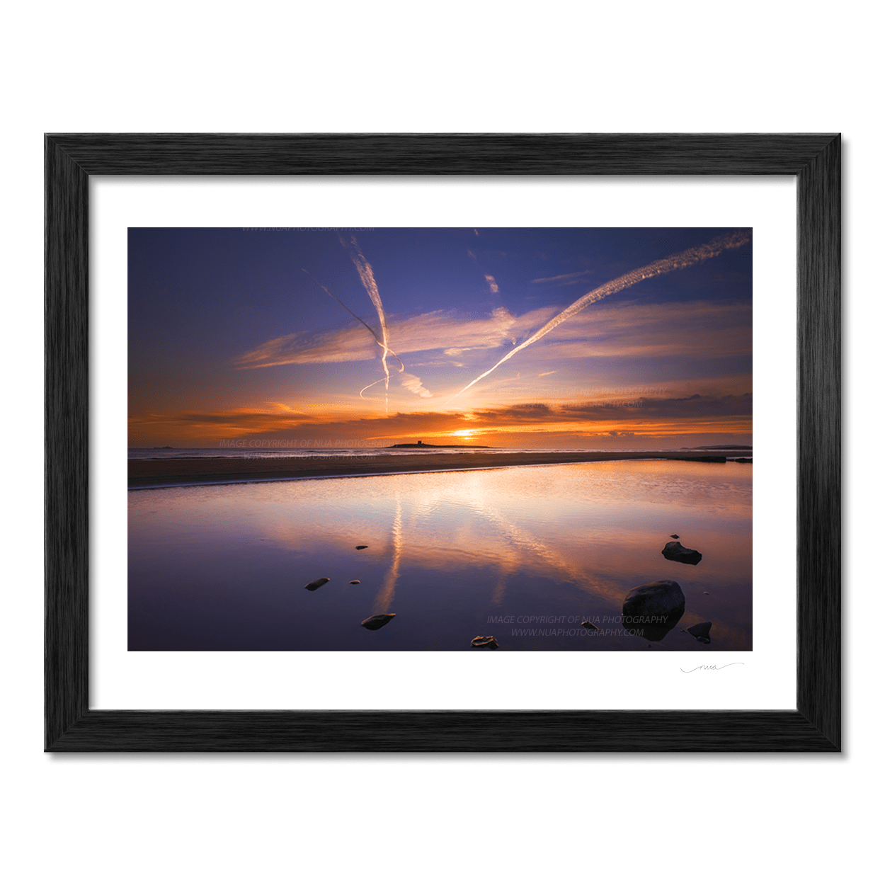 Nua Photography Print Sunrise over Shenick Island