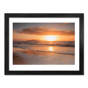 Nua Photography Print Sunrise Rush beach ireland 84