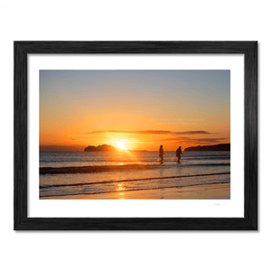 Nua Photography Print Sunrise Swimming on Portmarnock Beach 1