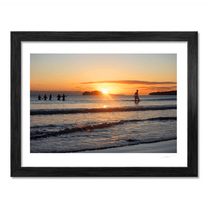 Nua Photography Print Sunrise Swimming on Portmarnock Beach 2