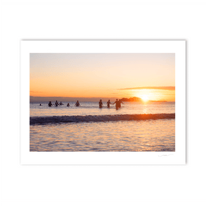 Nua Photography Print Sunrise Swimming on Portmarnock Beach 3