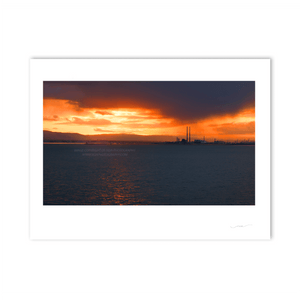 Nua Photography Print Sunset and Rainclouds over the Pigeon House