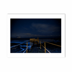 Nua Photography Print The Captains Skerries under the night sky