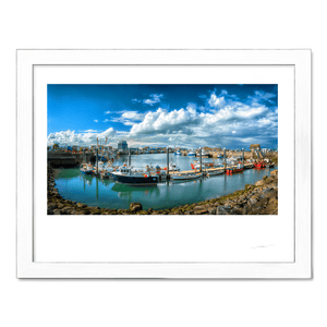 Nua Photography Print Tied up at Howth Harbour