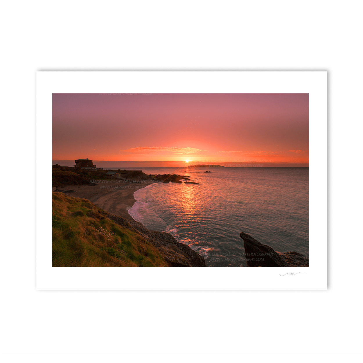 Nua Photography Print Tower Bay, Portrane at Dawn 3