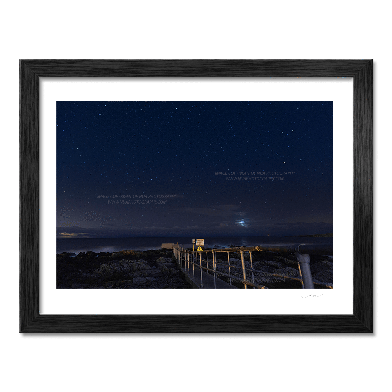 Nua Photography Print UFO over The irish sea
