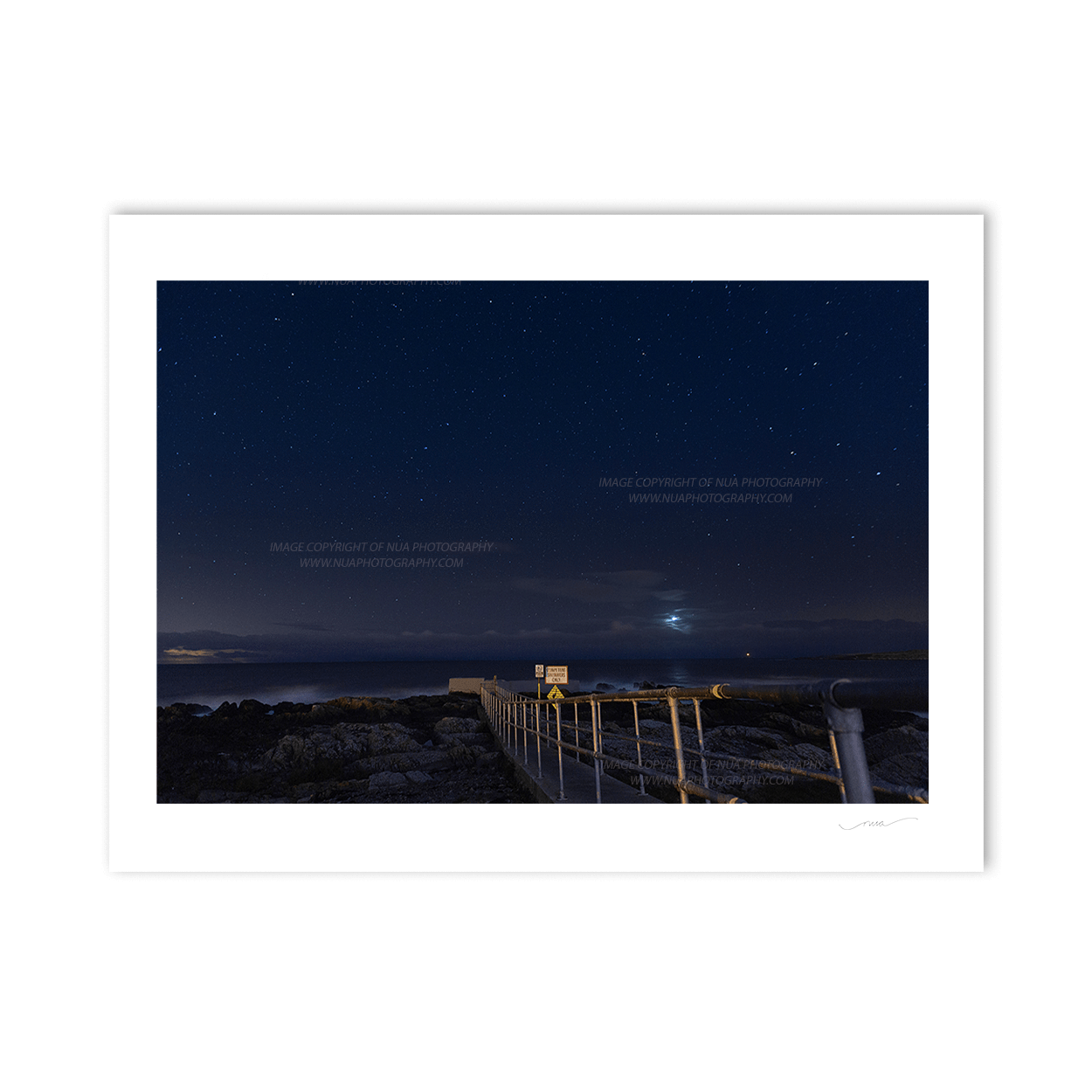 Nua Photography Print UFO over The irish sea