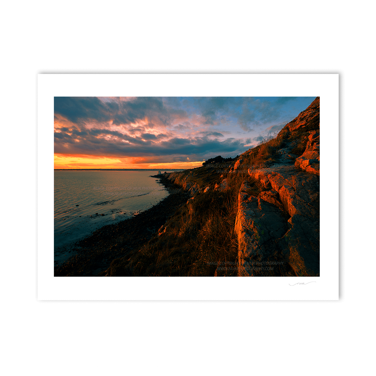 Nua Photography Print View to Sutton Martello tower