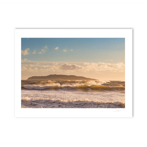 Nua Photography Print Waves and sunlight Rush beach dublin 87