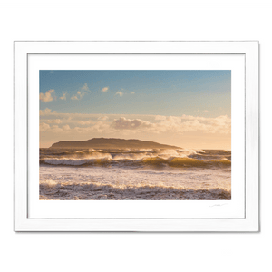 Nua Photography Print Waves and sunlight Rush beach dublin 87