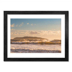 Nua Photography Print Waves and sunlight Rush beach dublin 87